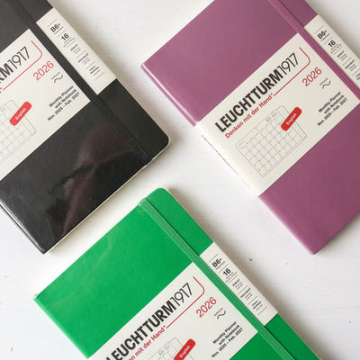 Leuchtturm B6+ 16 Months Softcover Monthly Planner & Notebook 2026