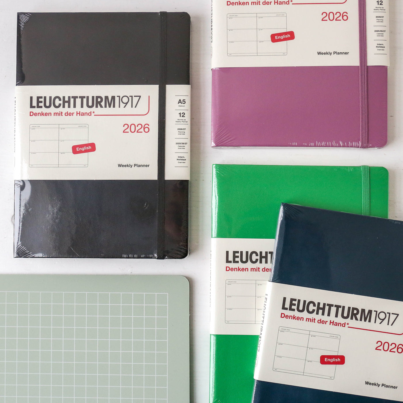 Leuchtturm A5 Weekly Planner - 2026