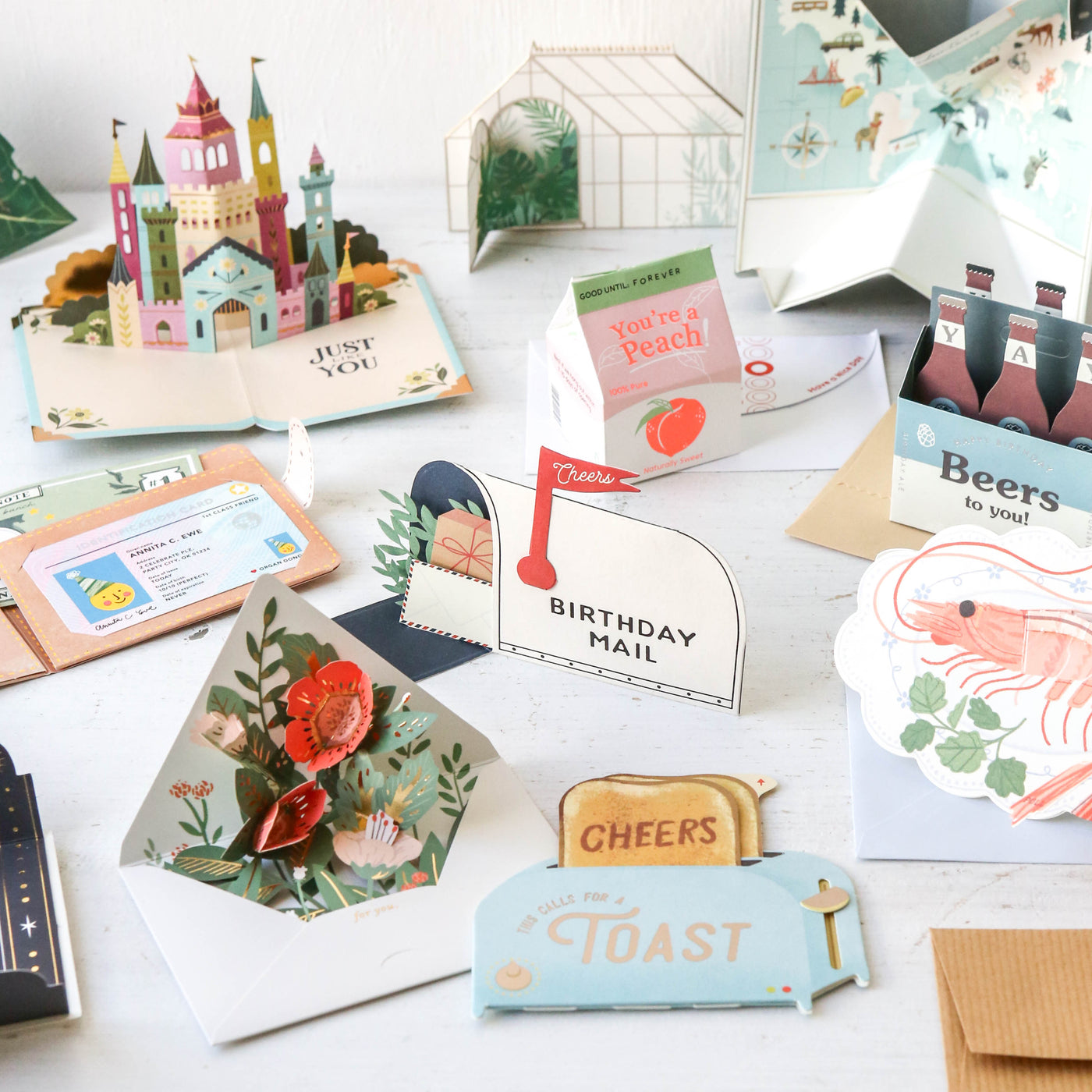 Champagney Birthday Card - Rosie Made A Thing