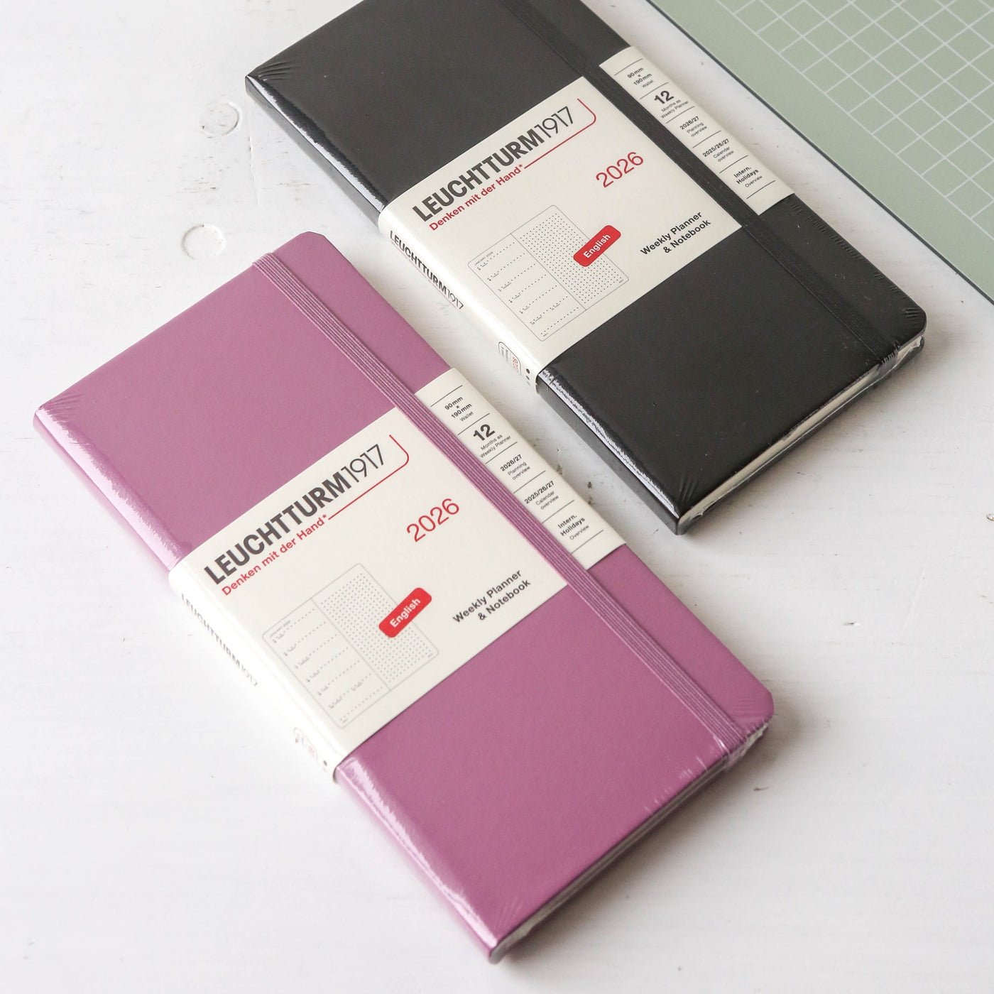 Leuchtturm Wallet Weekly Planner and Notebook 2026