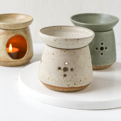 Hand Thrown 'Coastal' Wax Burner