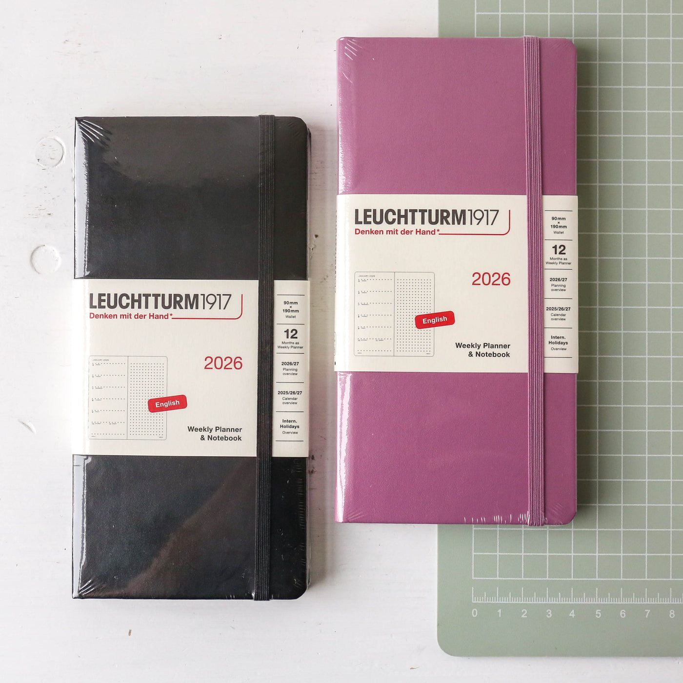 Leuchtturm Wallet Weekly Planner and Notebook 2026