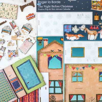 Dolls House Slot Together 3D Advent Calendar