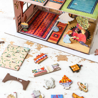 Dolls House Slot Together 3D Advent Calendar