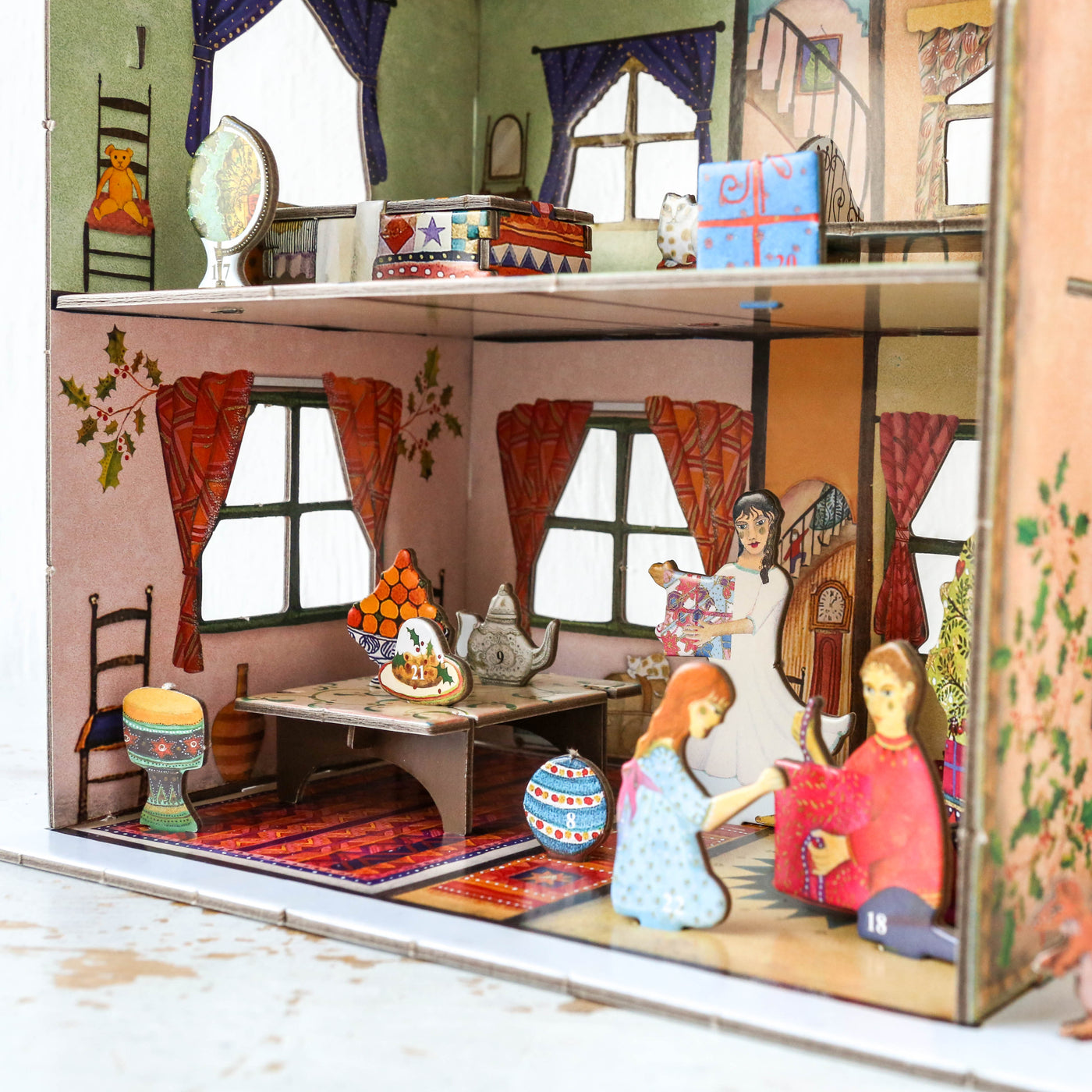 Dolls House Slot Together 3D Advent Calendar