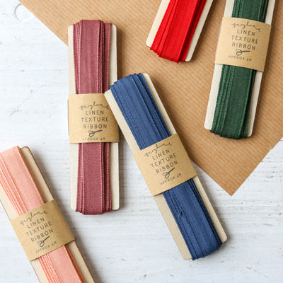 Linen Texture Ribbon - 4m