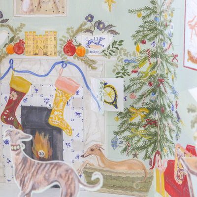 Festive Dutch Gable Advent Calendar