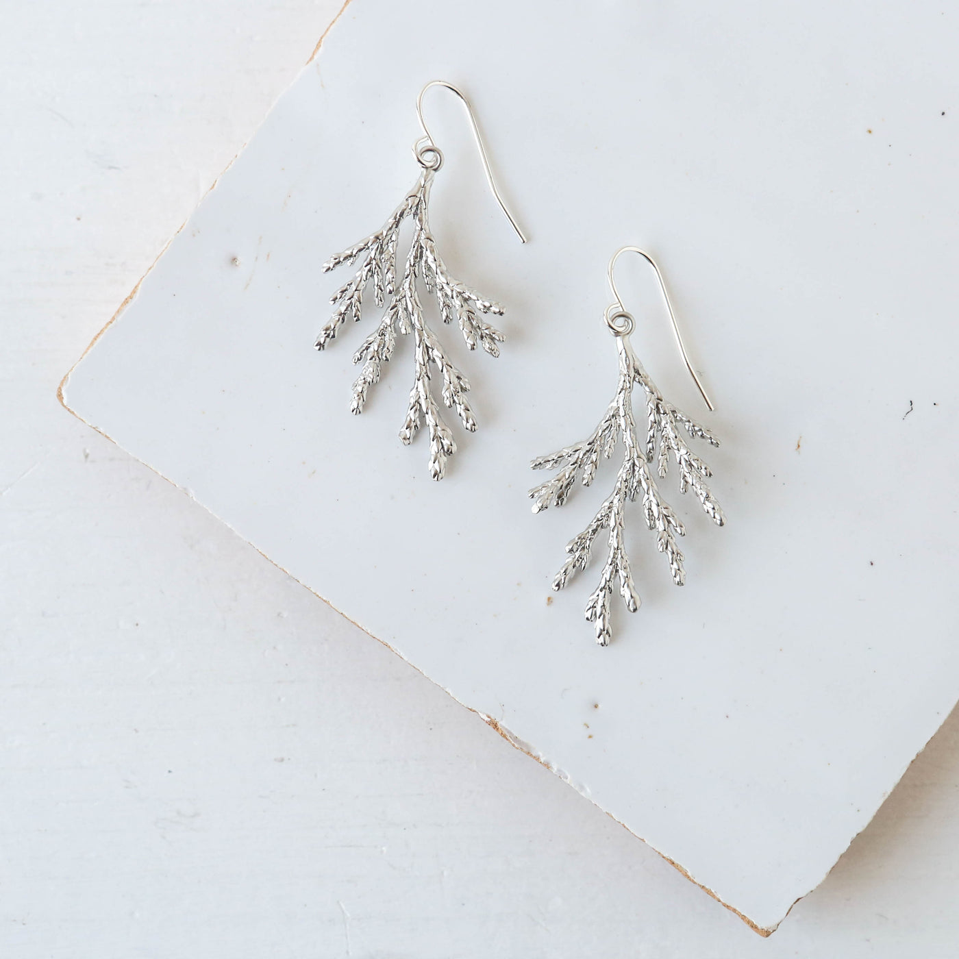 Conifer Earrings - Silver