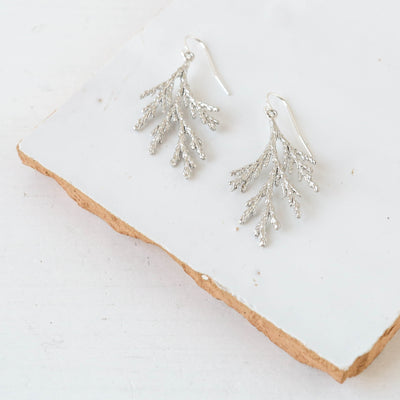 Conifer Earrings - Silver
