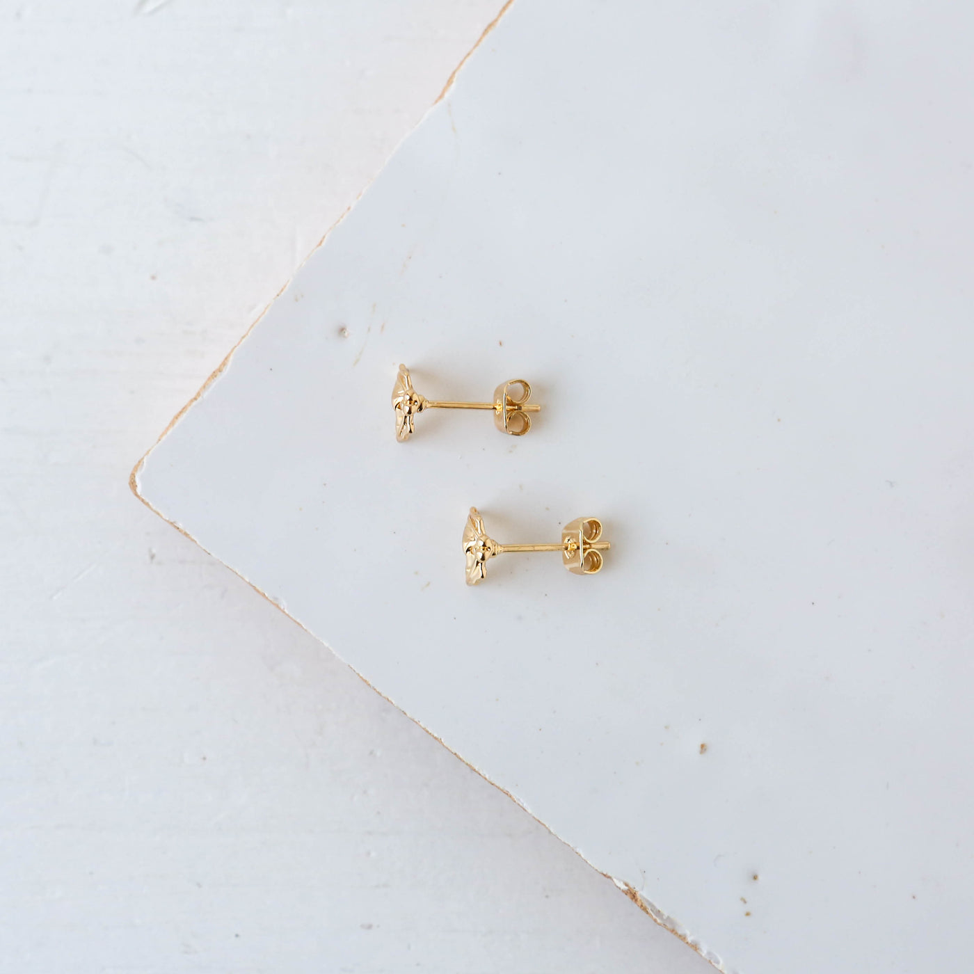 Gold Holly Stud Earrings