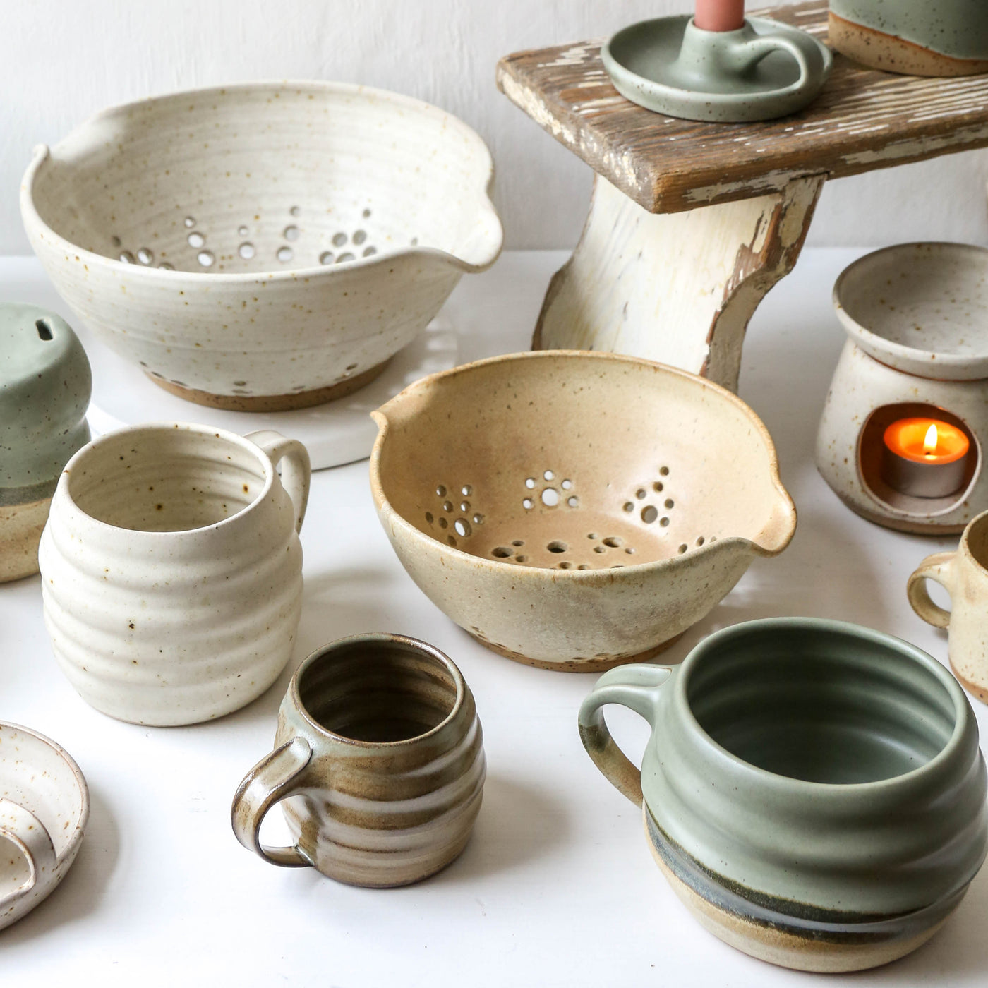 Hand Thrown 'Spiral' Espresso Mug