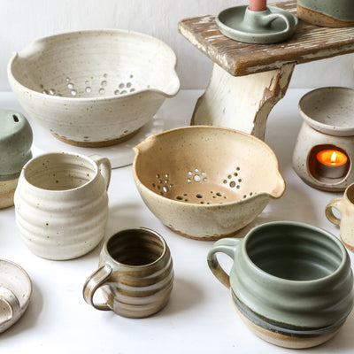 Hand Thrown 'Spiral' Espresso Mug