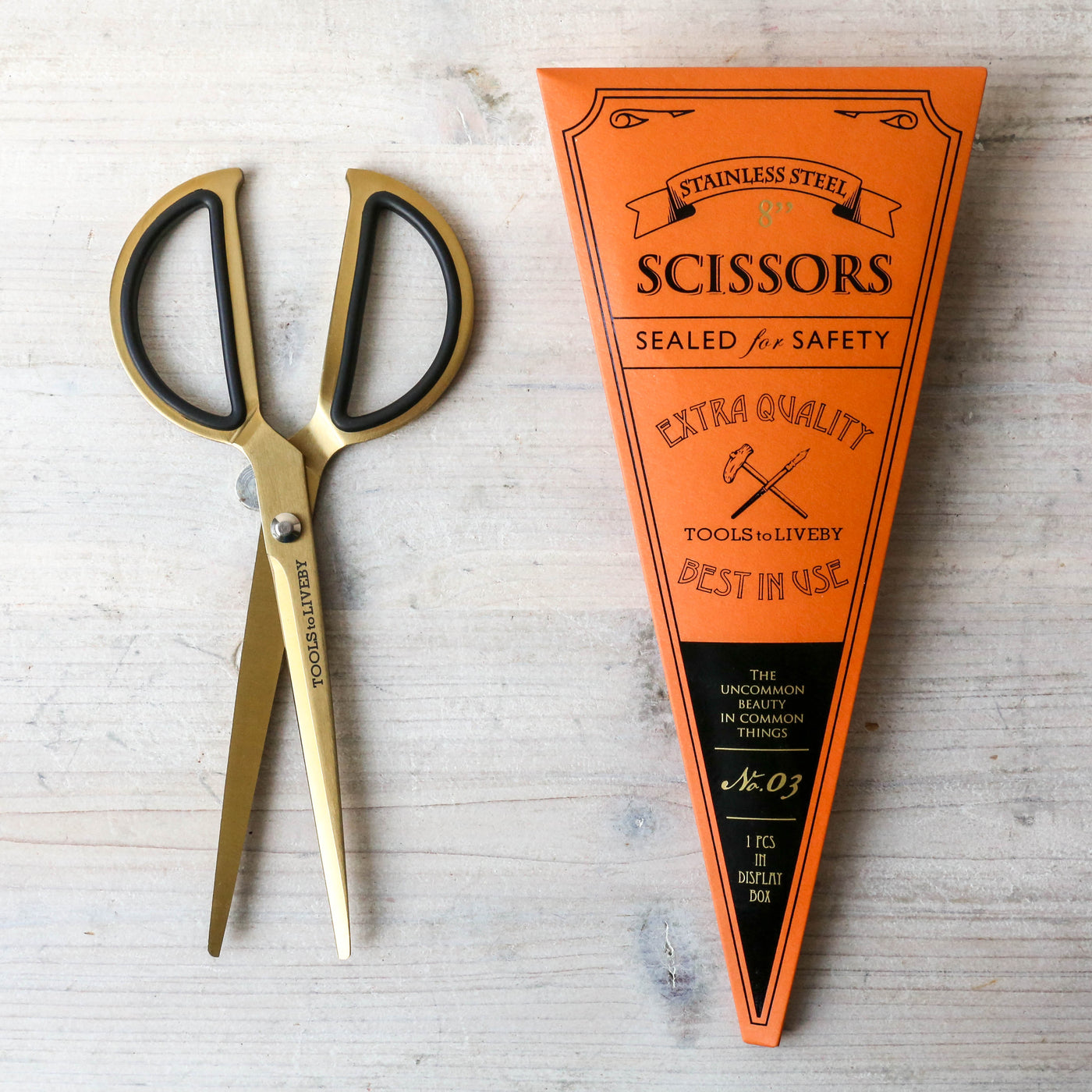 8" Scissors from Tools to Liveby