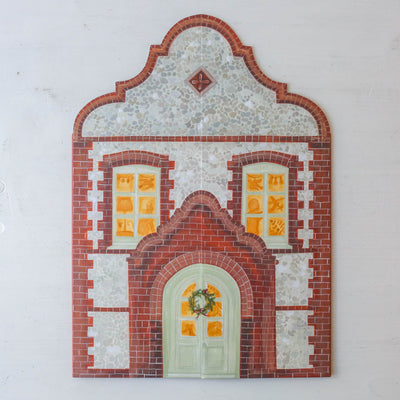 Festive Dutch Gable Advent Calendar