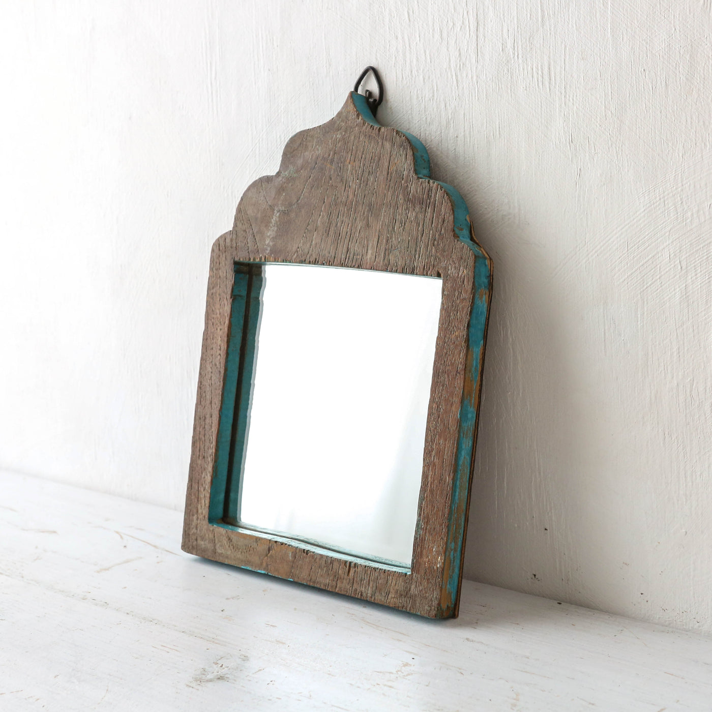 Rustic Wooden Framed Mirror