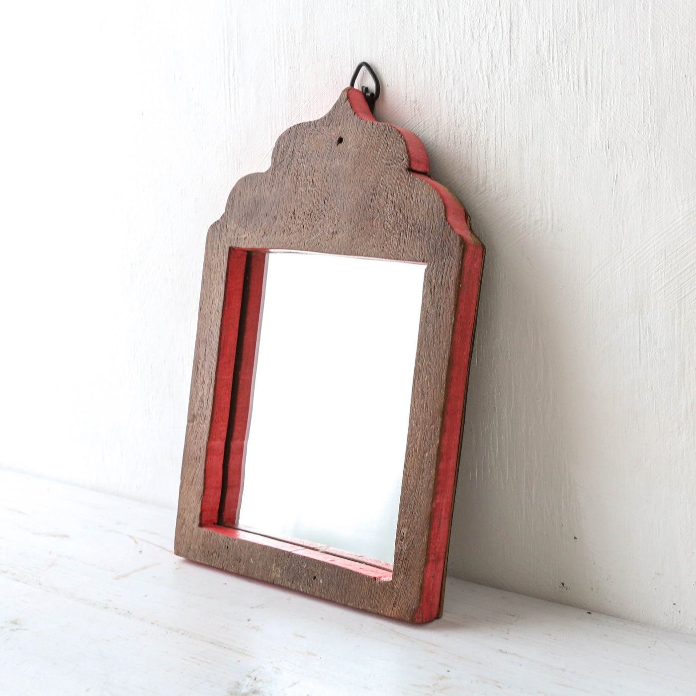 Rustic Wooden Framed Mirror