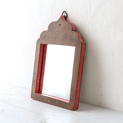 Rustic Wooden Framed Mirror