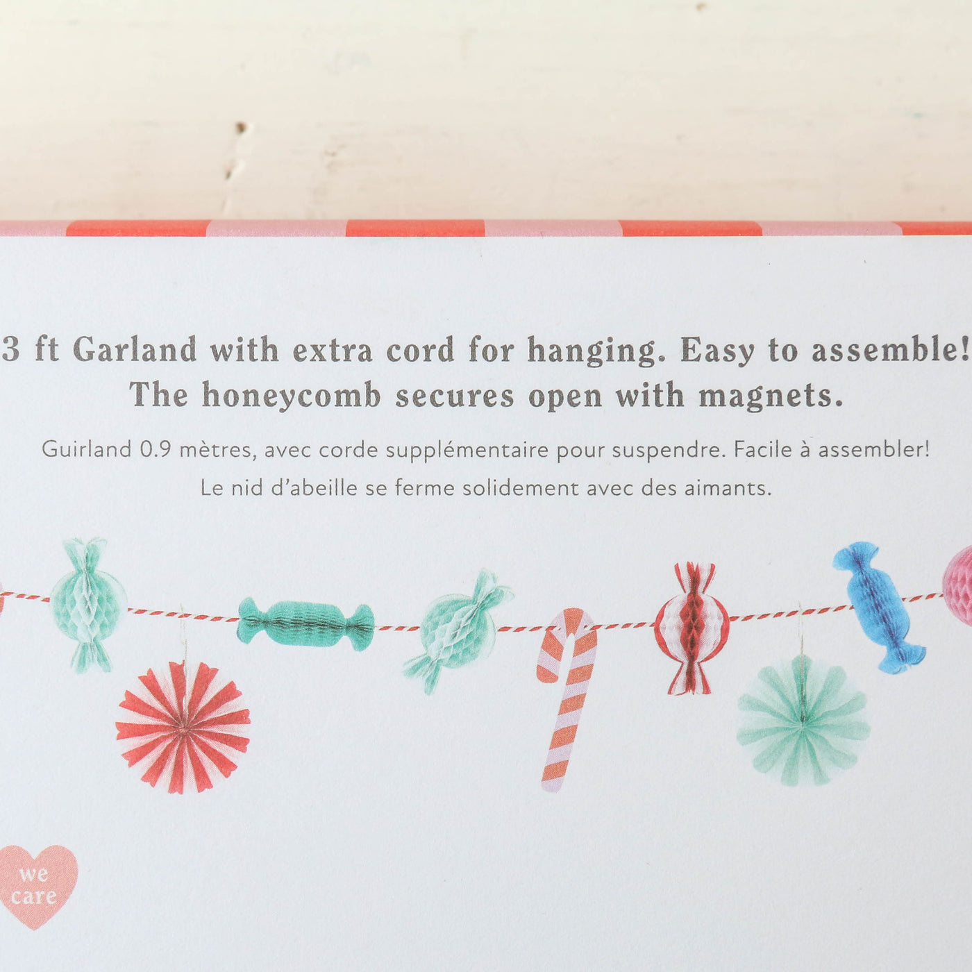 Christmas Candy Mini Honeycomb Garland