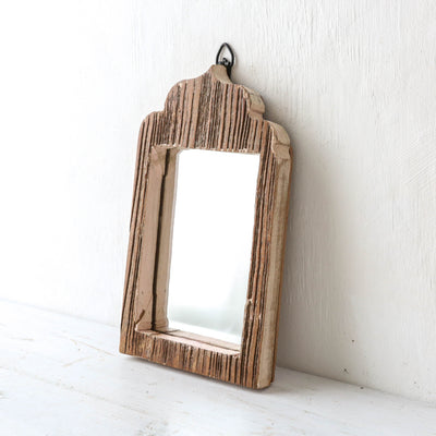 Rustic Wooden Framed Mirror