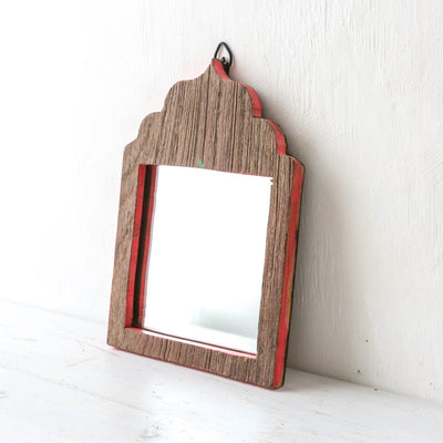 Rustic Wooden Framed Mirror