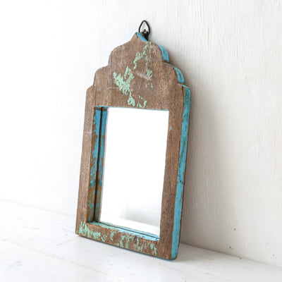 Rustic Wooden Framed Mirror