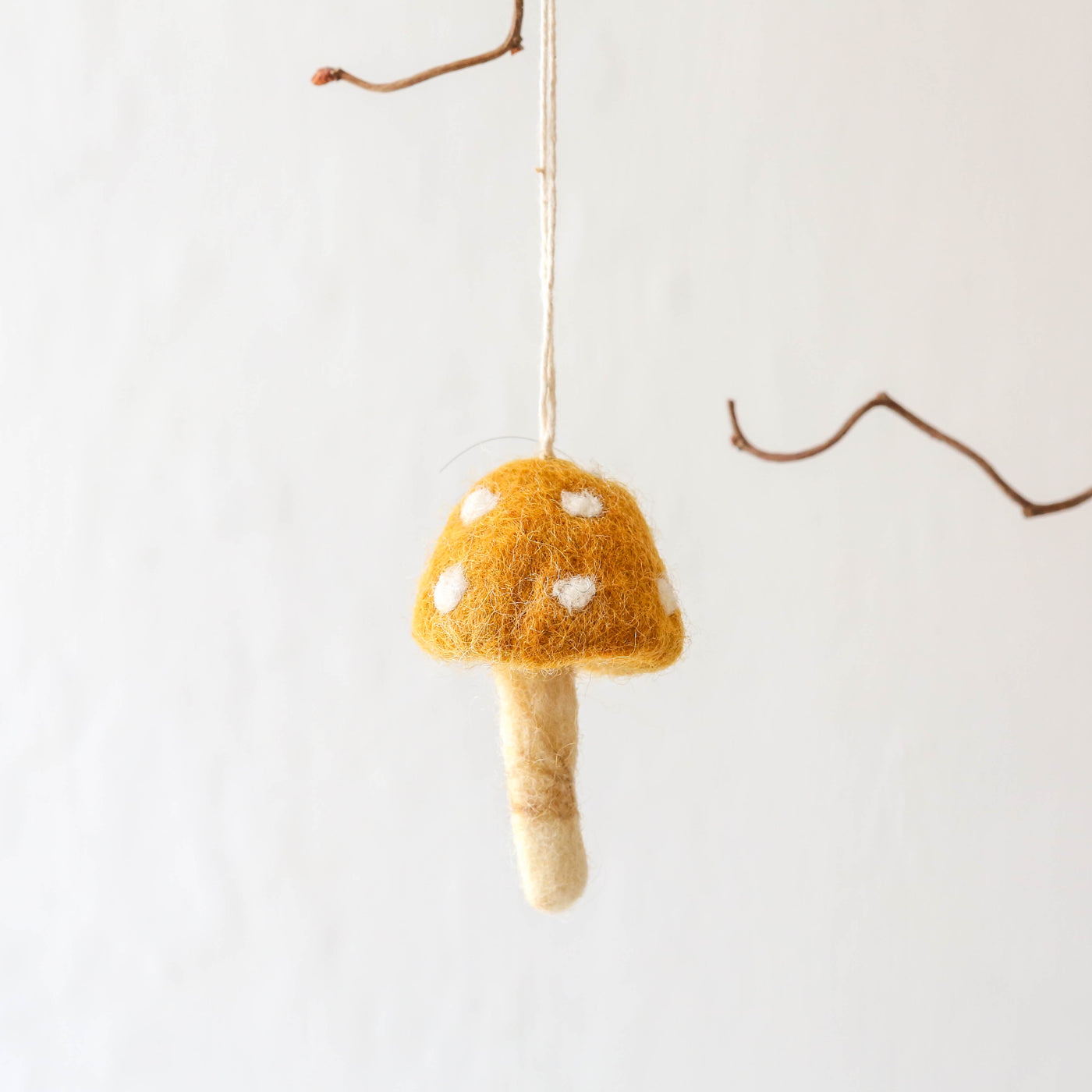 Felt Toadstool Hanging Decoration