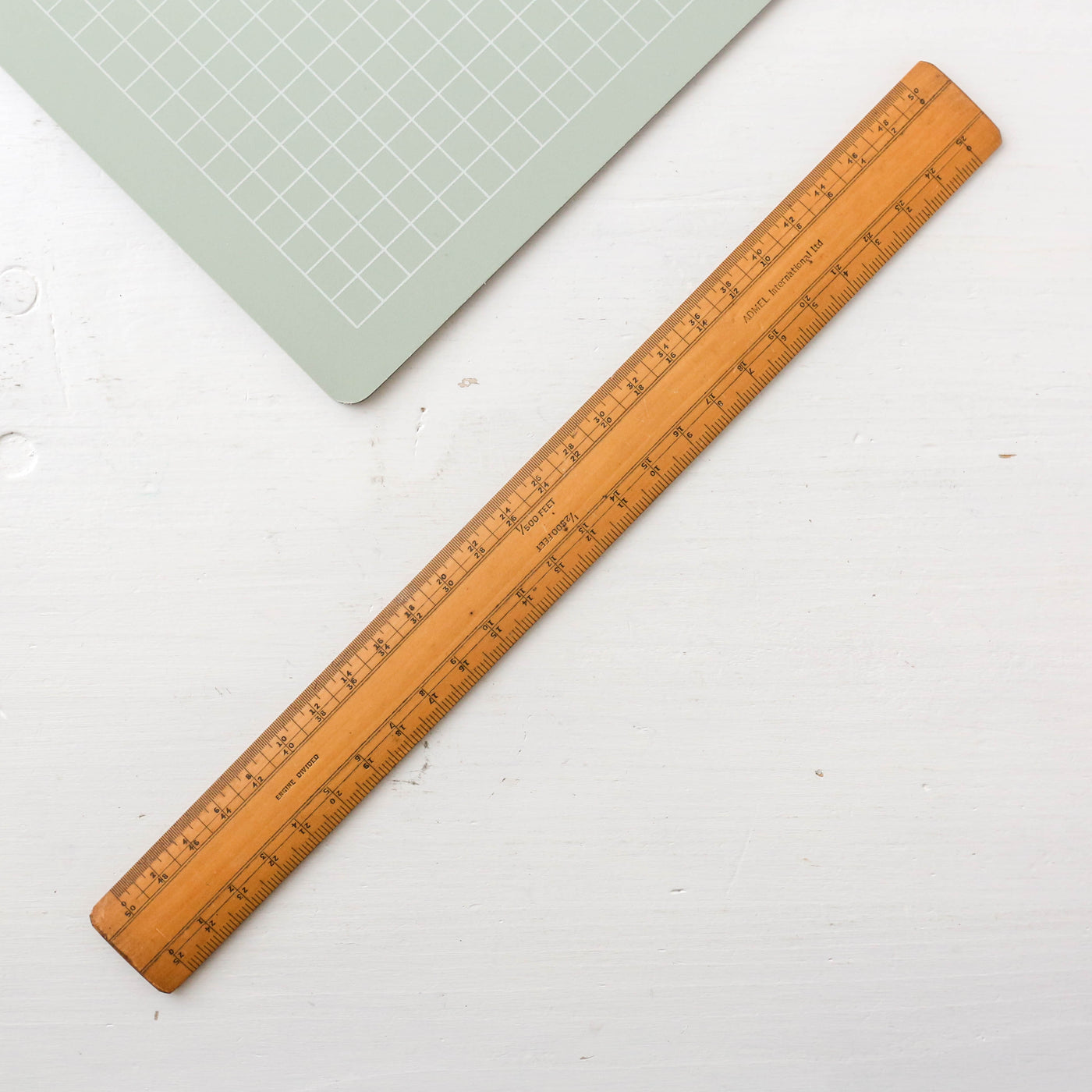 Vintage Boxwood Scale Rule