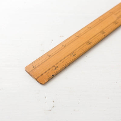 Vintage Boxwood Scale Rule