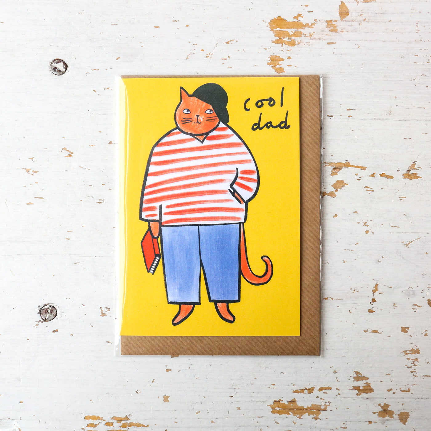 Cool Cat Father's Day Greetings Card
