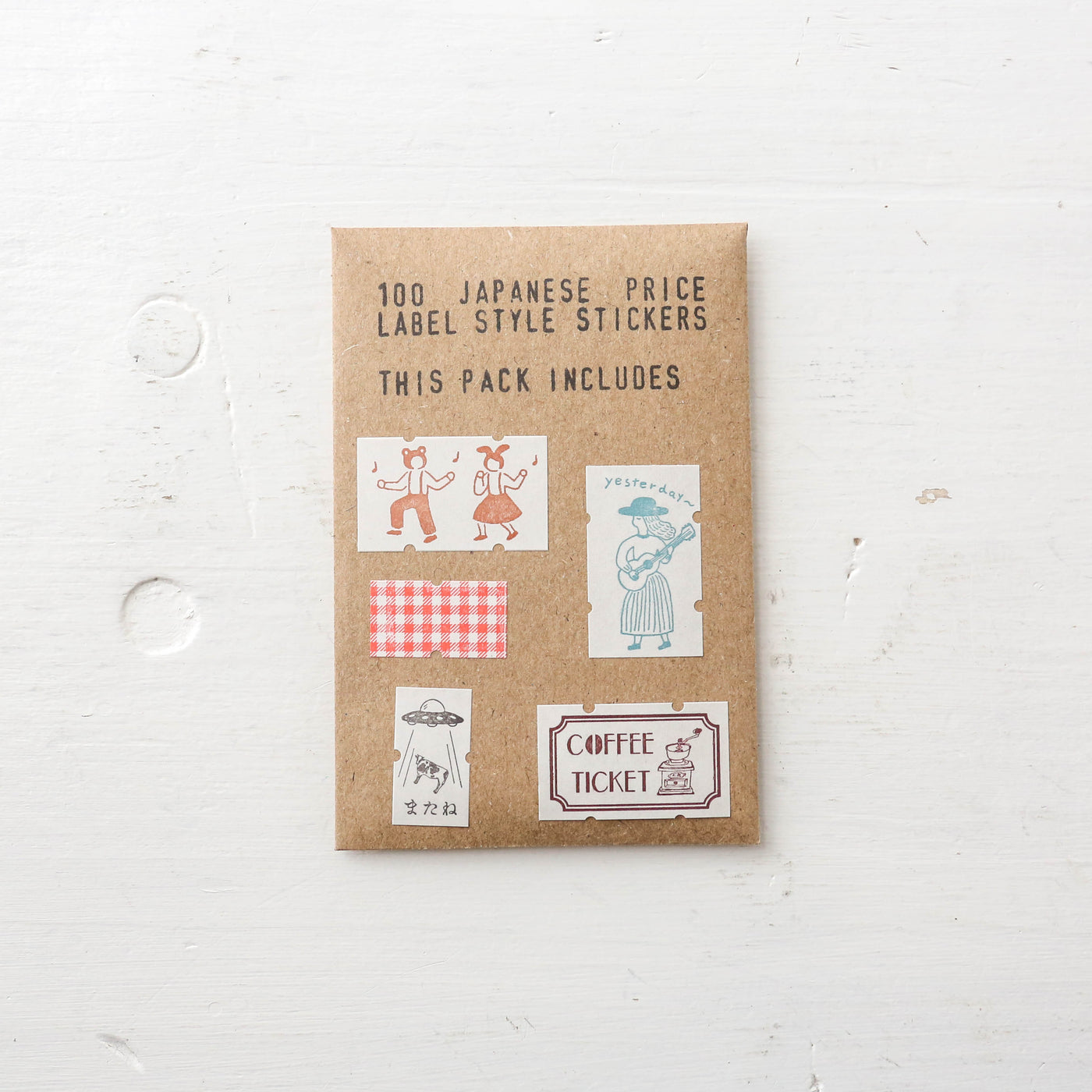 100 Japanese Price Label Style Seal Stickers