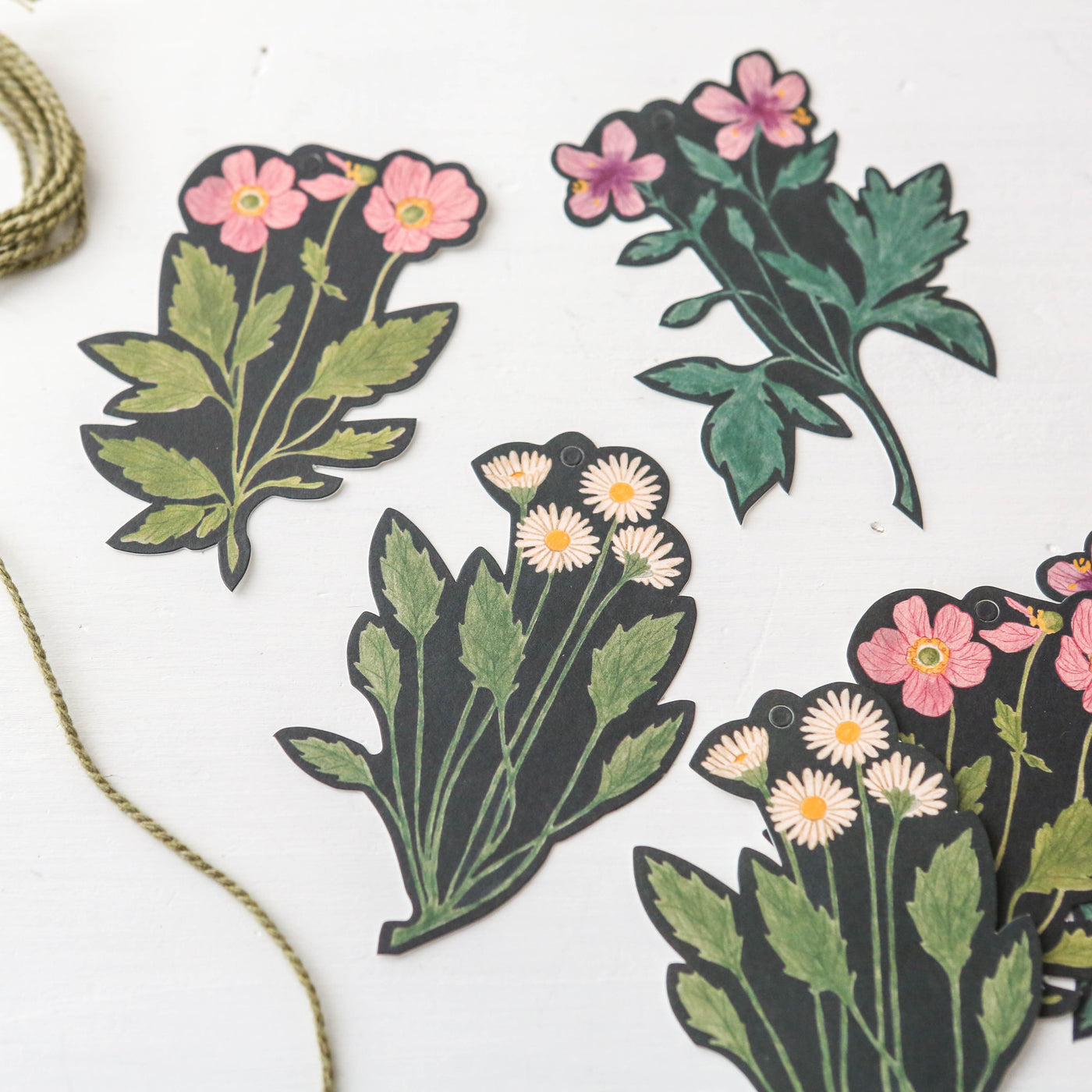 Botanical Gift Tags - Set of 6