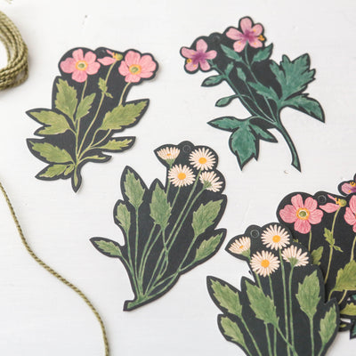 Botanical Gift Tags - Set of 6
