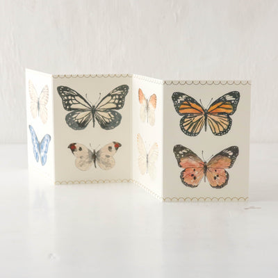 Mini Butterfly Concertina Card