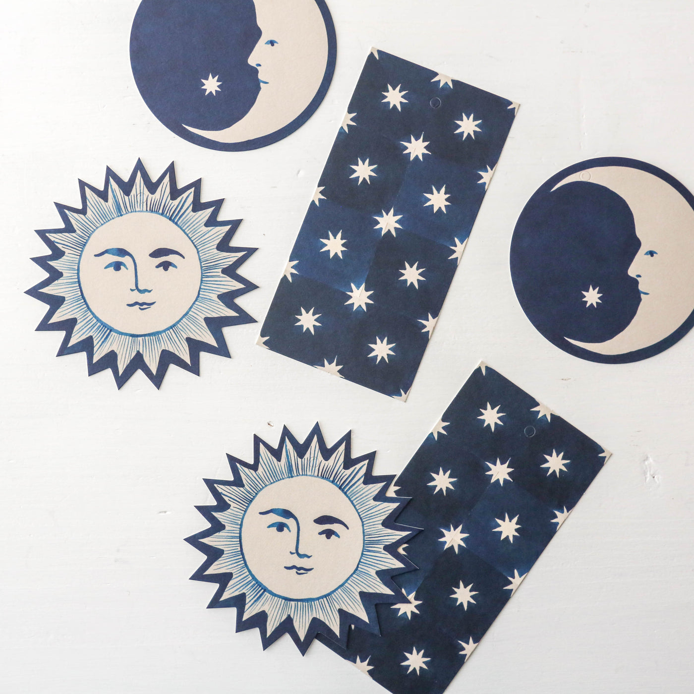 Moon & Sun Gift Tags - Set of 6