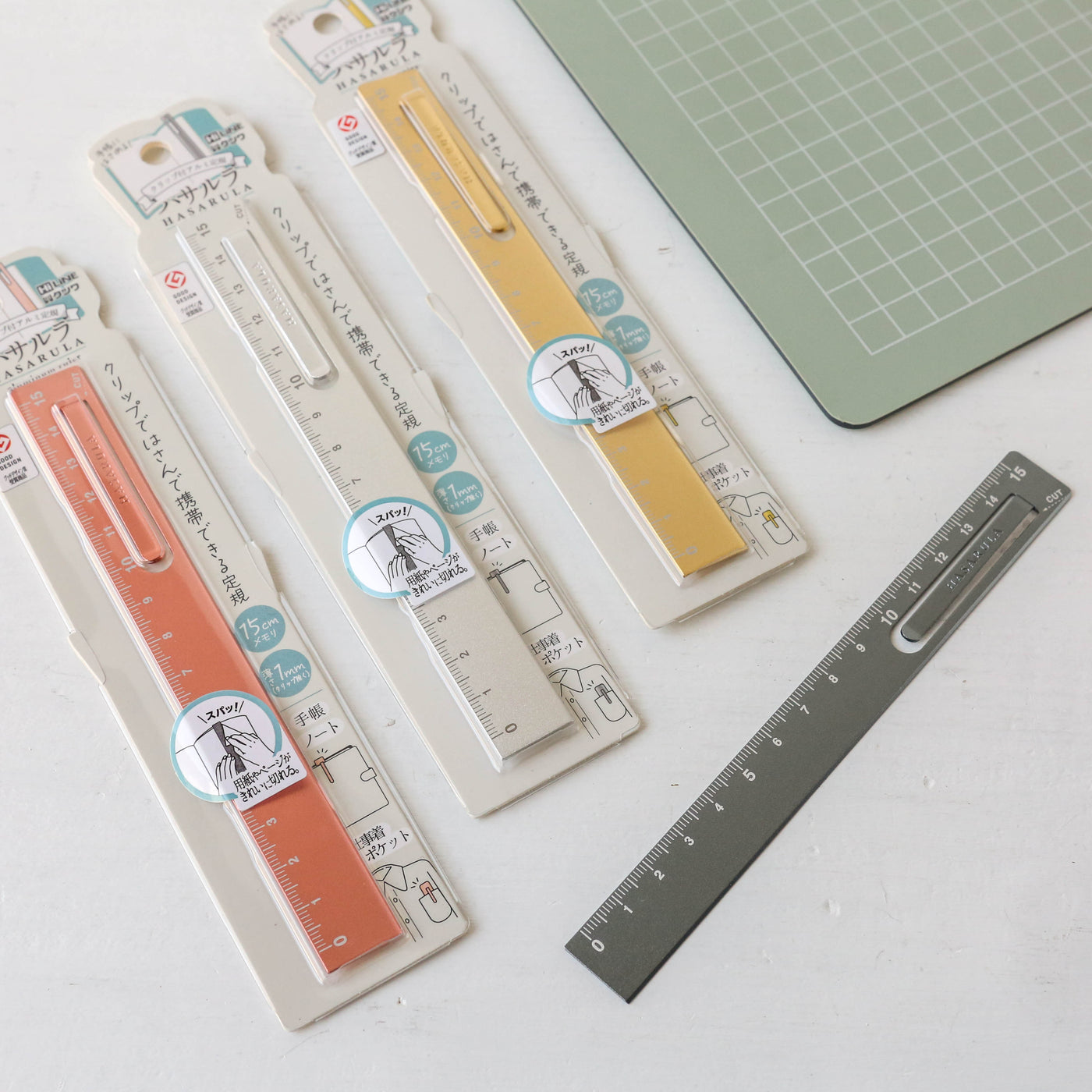 Aluminium Ruler with Clip