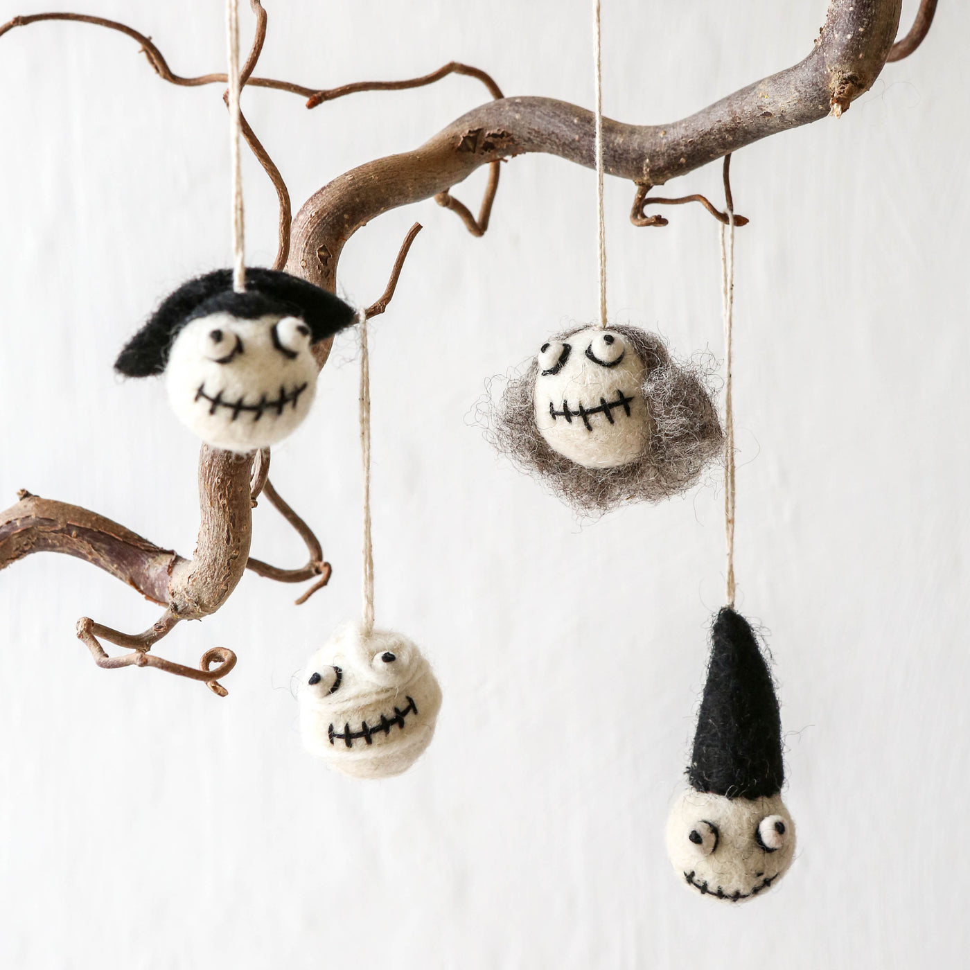 Halloween Shrunken Head Felt Hanging Decoration