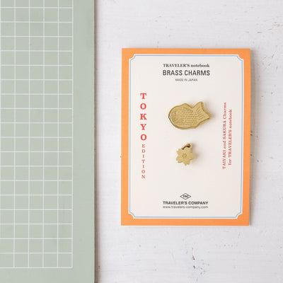 TRAVELER’S Notebook Brass Charm TOKYO EDITION