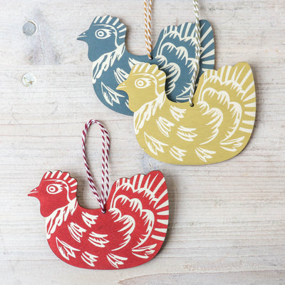 Mini Hanging Hen Decoration