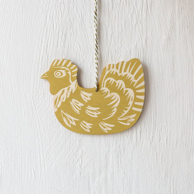 Mini Hanging Hen Decoration