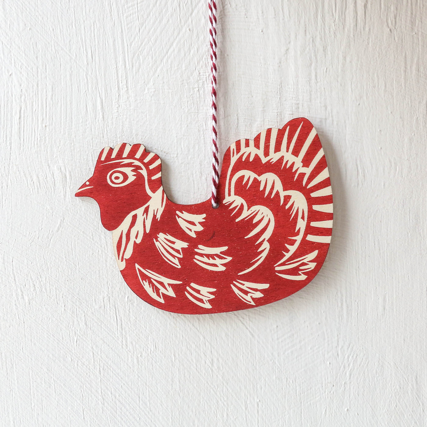 Mini Hanging Hen Decoration