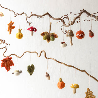 SALE Felt Pine Cone Hanging Decoration