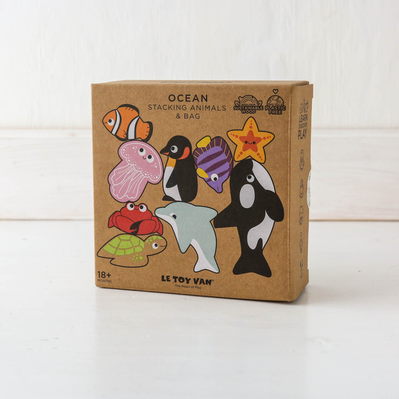 Ocean Life Stacking Animals