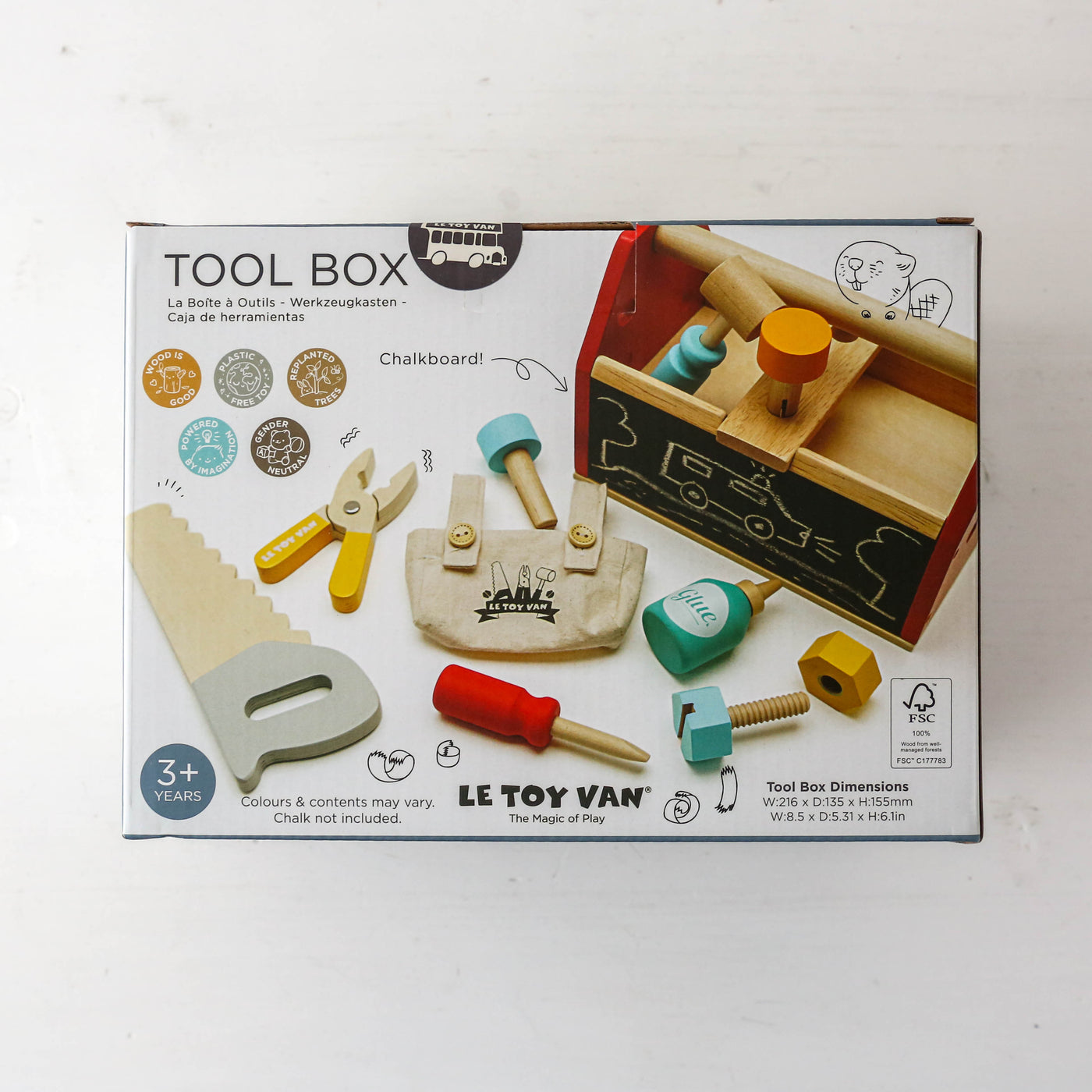 Tool Box & Wooden Tools