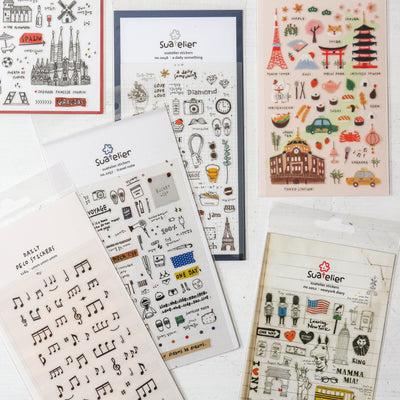 Deco Glitter  Stickers - 1138 By Suatelier