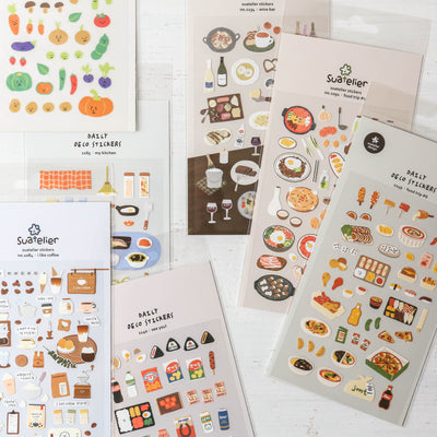 Wine Bar Stickers - 1134 By Suatelier