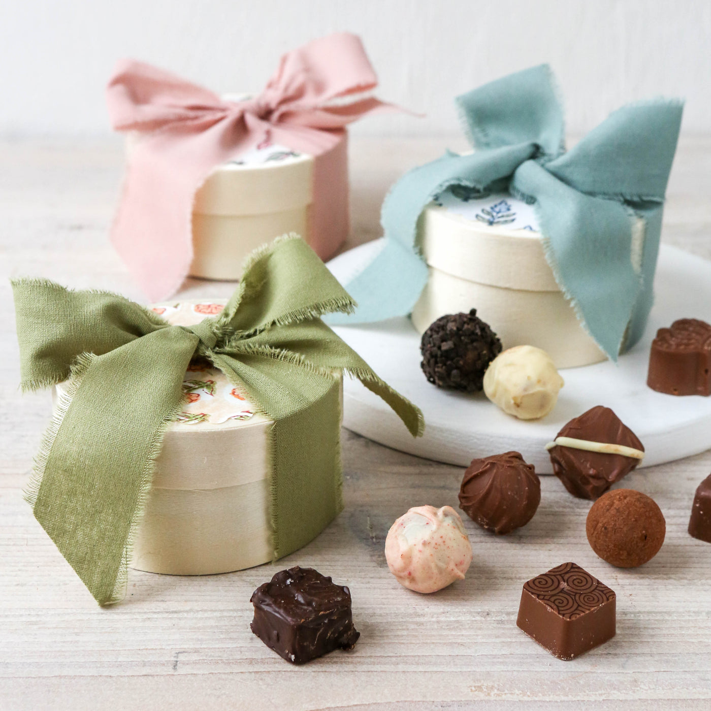 A Box of 10 Scoffable Chocolates