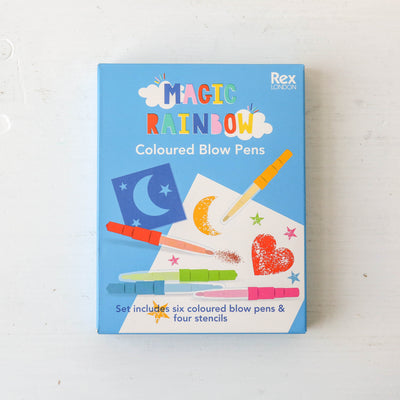 Magic Rainbow Coloured Blow Pens