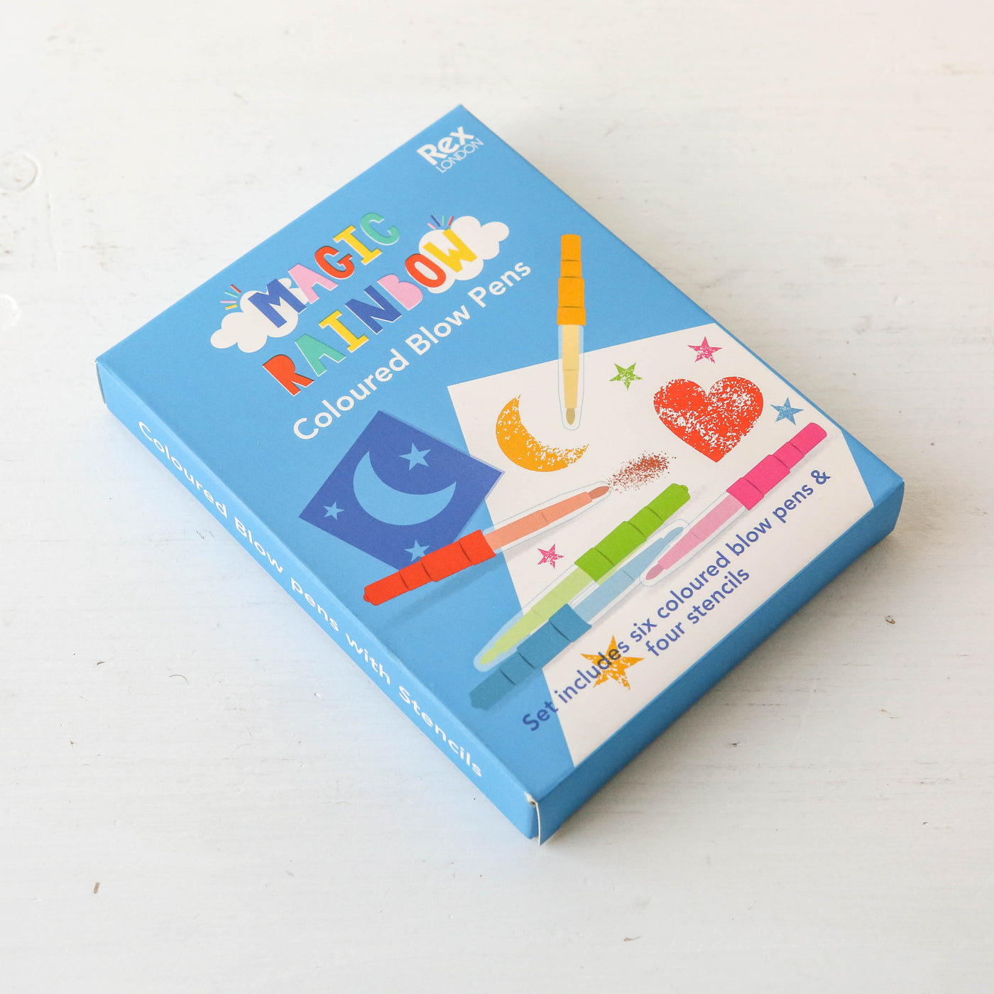 Magic Rainbow Coloured Blow Pens