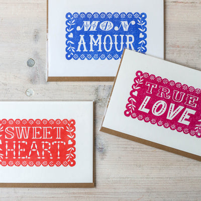 Mon Amour Greetings Card