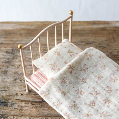 Maileg Mouse Vintage Bed - Rose